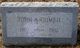 Gravestone of John Alden Comrie, 1910-1982