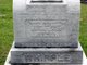 Gravestone of Frank Reuben and Sarah Elizabeth (Rice) Whipple